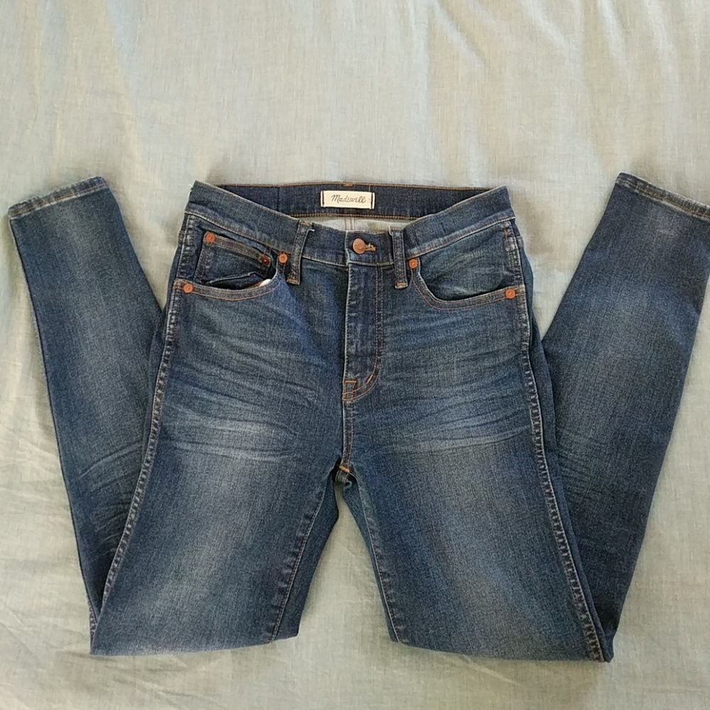 Madewell 9" High rise skinny skinny jeans size 28
